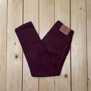 LEVI STRAUS & CO. Maroon Jeans
